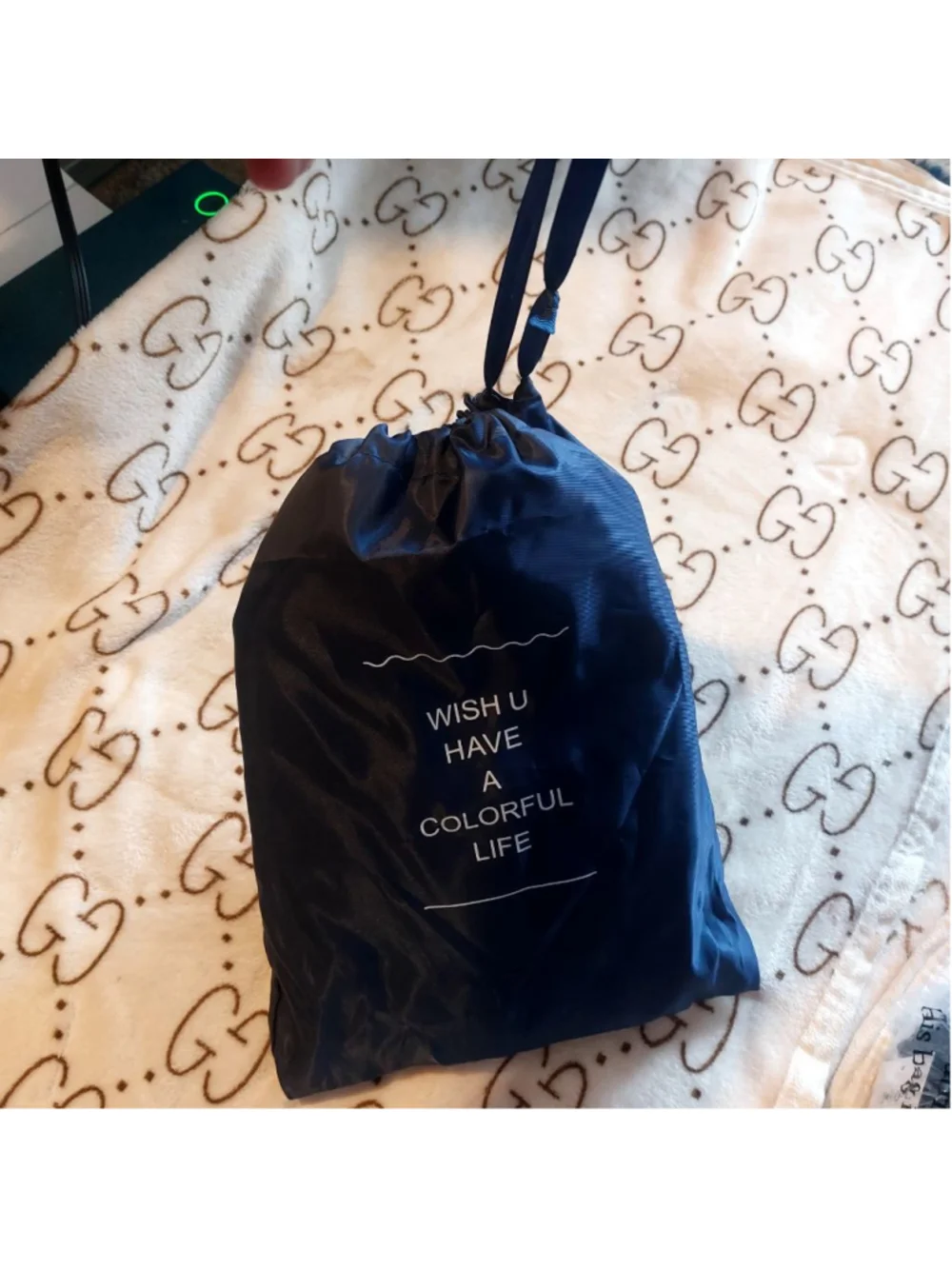 💙🧳 Navy Blue Folding Travel Cosmetic Bag 💄